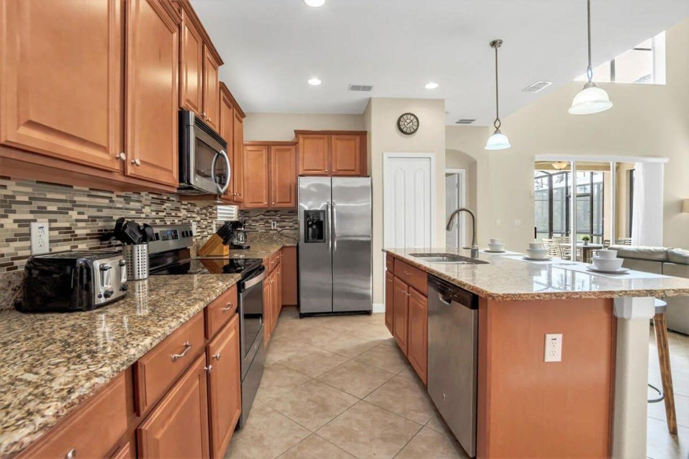Near Disney - 5Br Home- Games Pool Hot Tub & Bbq Kissimmee Dış mekan fotoğraf