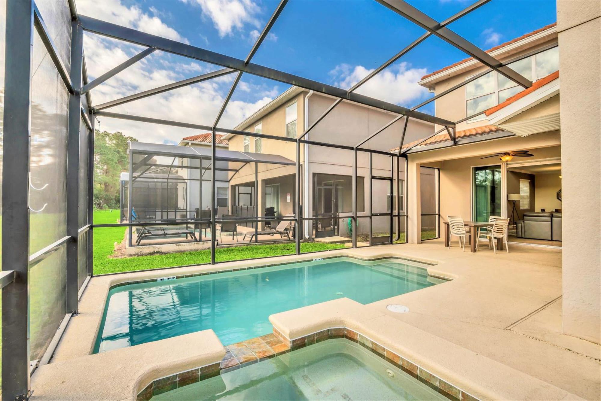 Near Disney - 5Br Home- Games Pool Hot Tub & Bbq Kissimmee Dış mekan fotoğraf